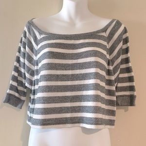 Hollister knit short sleeve Crop top